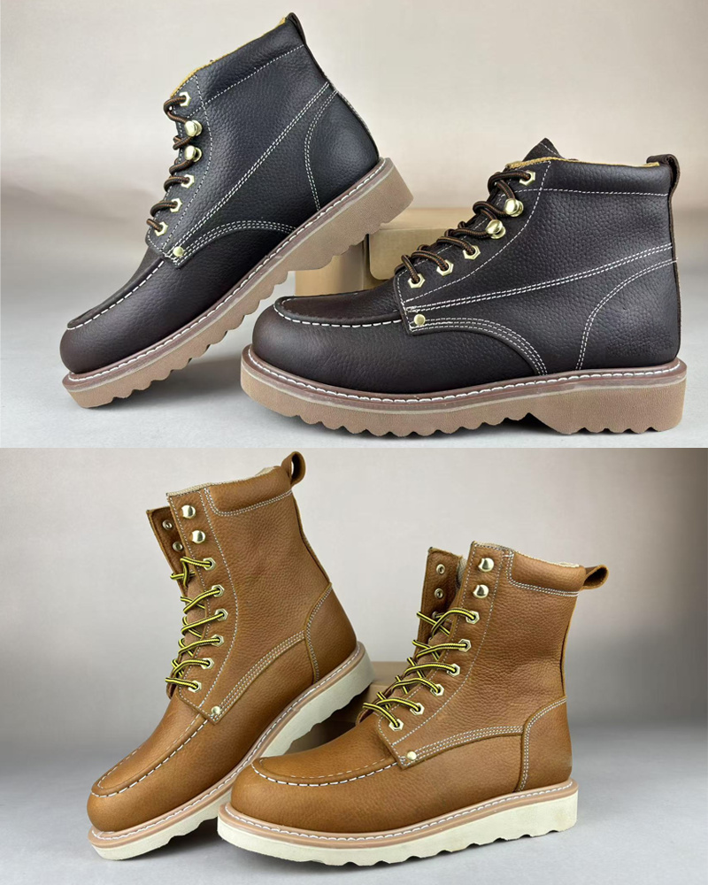 New High boots style of Goodyear welt working shoes