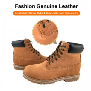 Timberland Style Cowboy Yellow Nubuck Goodyear Welt Work Boots