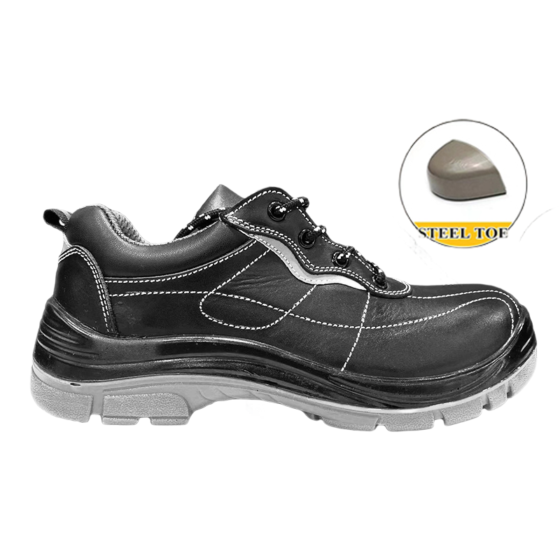Steel-Toed Steel-Soled Leather Shoes