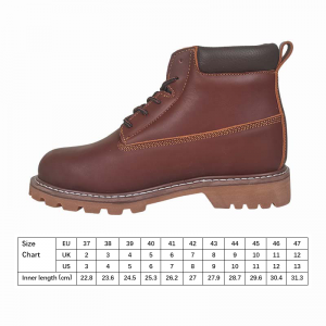 Lace Up Goodyear Welted Boots Grain Leather Shoes Composite Toecap