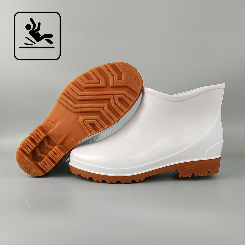 Low-top PVC anti-slip rain boots