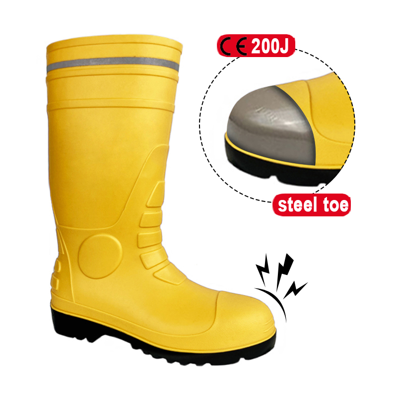 Fashionable Men PVC Safety Shoes