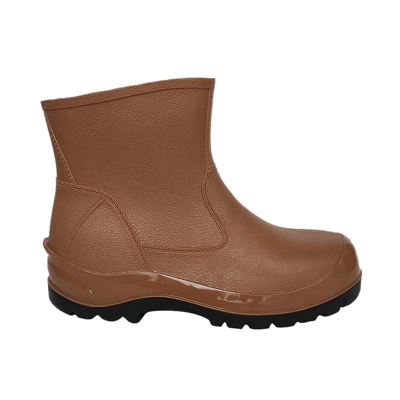 2.brown upper black sole
