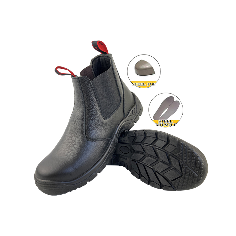 Dealer Boots Safety Steel Toe Slip-on Shoes