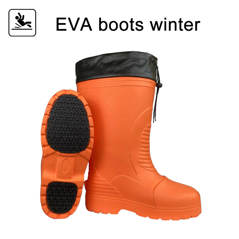 Men's EVA Foam Winter Ankle Rain Boot