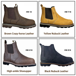 Chelsea Goodyear-Welt Working Boots With Steel Toe and Steel Midsole